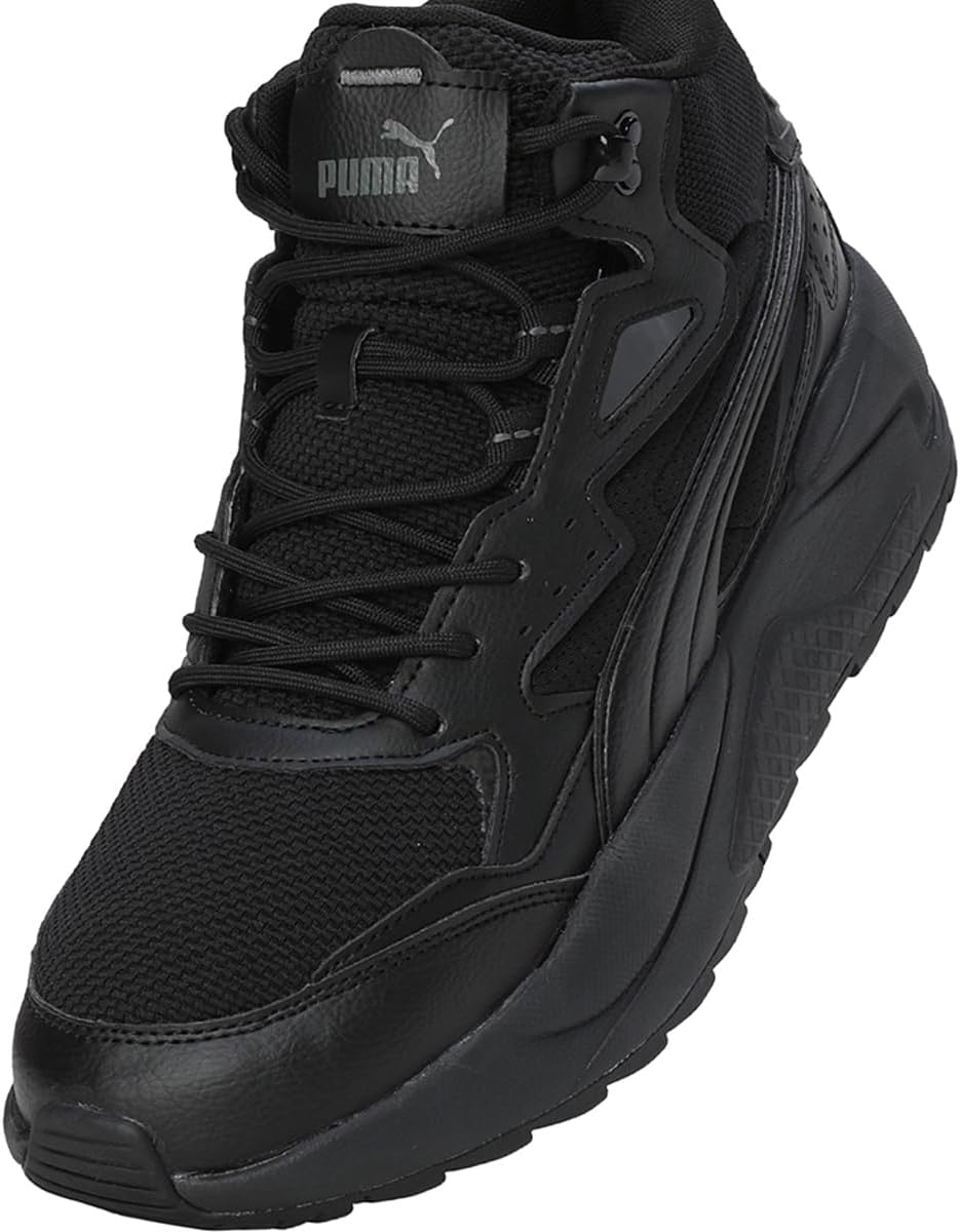 PUMA Unisex X-ray Speed Mid WTR Leichtathletik-Schuh 44.5 EU Schwarz, 44.5 EU Schwarz