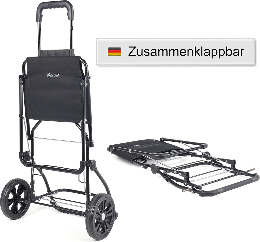 ANDERSEN Einkaufstrolley - Komfort Shopper Imea Rose 46 L robust,Shopping, klappbar, mit Sitz, multi