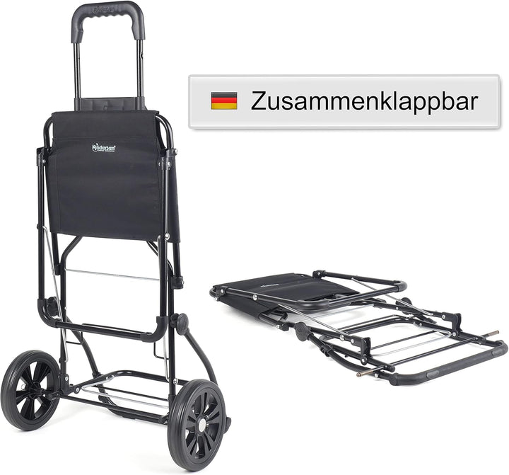 ANDERSEN Einkaufstrolley - Komfort Shopper Imea Rose 46 L robust,Shopping, klappbar, mit Sitz, multi