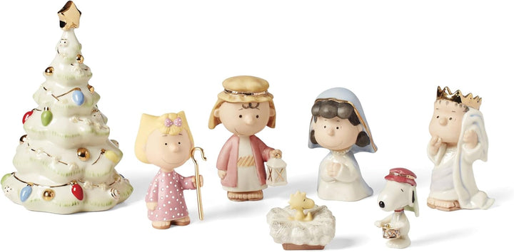 Lenox Peanuts Weihnachtsfiguren, 7-teilig, Mehrfarbig 7-tlg, 7-tlg