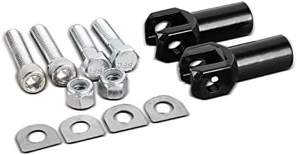 Sozius Fussrasten-Halter für Harley Davidson Softail 00-06 schwarz