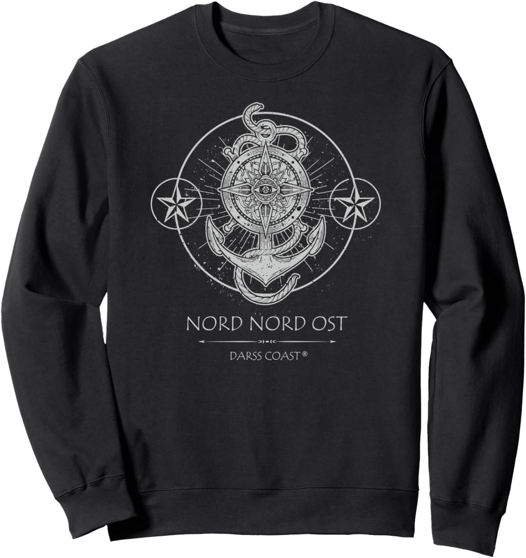 Moin Ostsee Darss, NORD NORD OST, Kompass maritim DarssCoast Sweatshirt