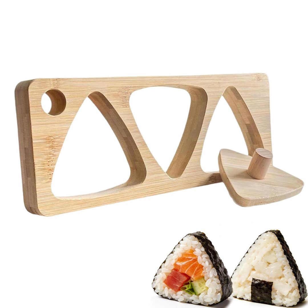 Dreiecks Onigiri Maker Form Sushi Maker Form für Sushi Triangle Reisbällchen-Former mit Pressform Ja