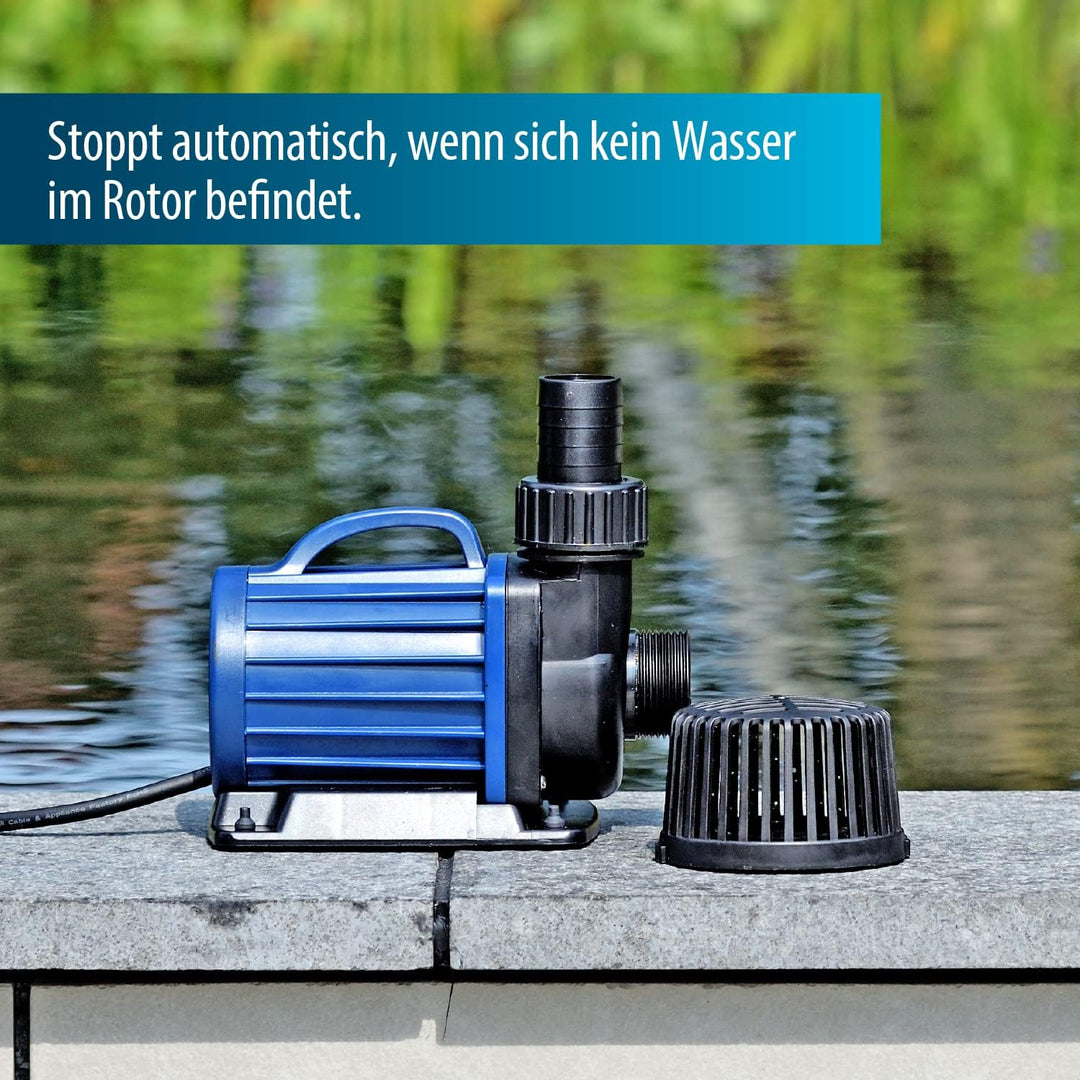 AquaForte DM-10.000 Teich/Filterpumpen, 85 Watt, Maximale Durchfluss von 10 m3 pro Stunde, Maximale