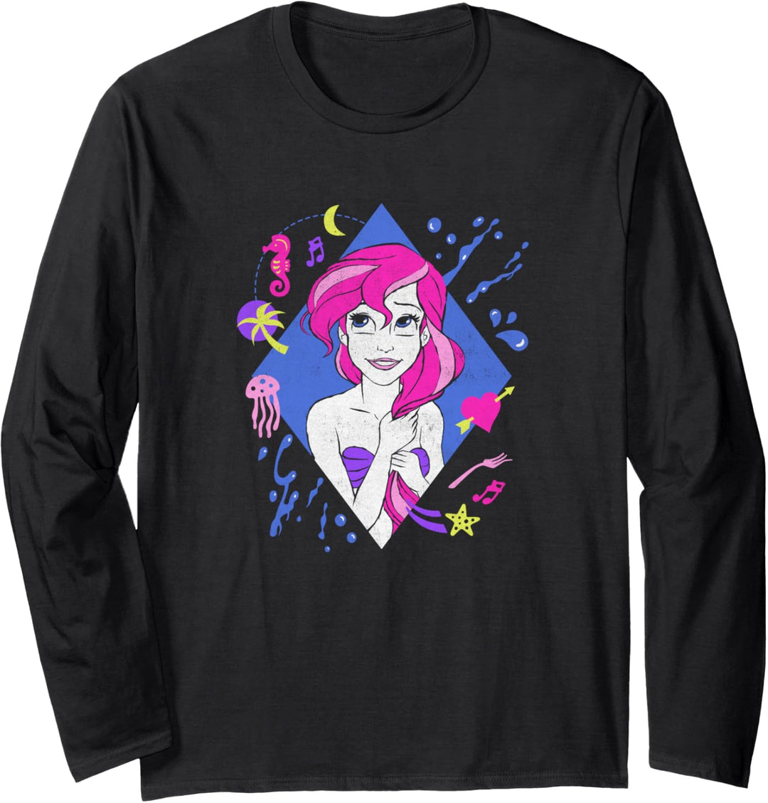 Disney The Little Mermaid Retro Ariel Langarmshirt