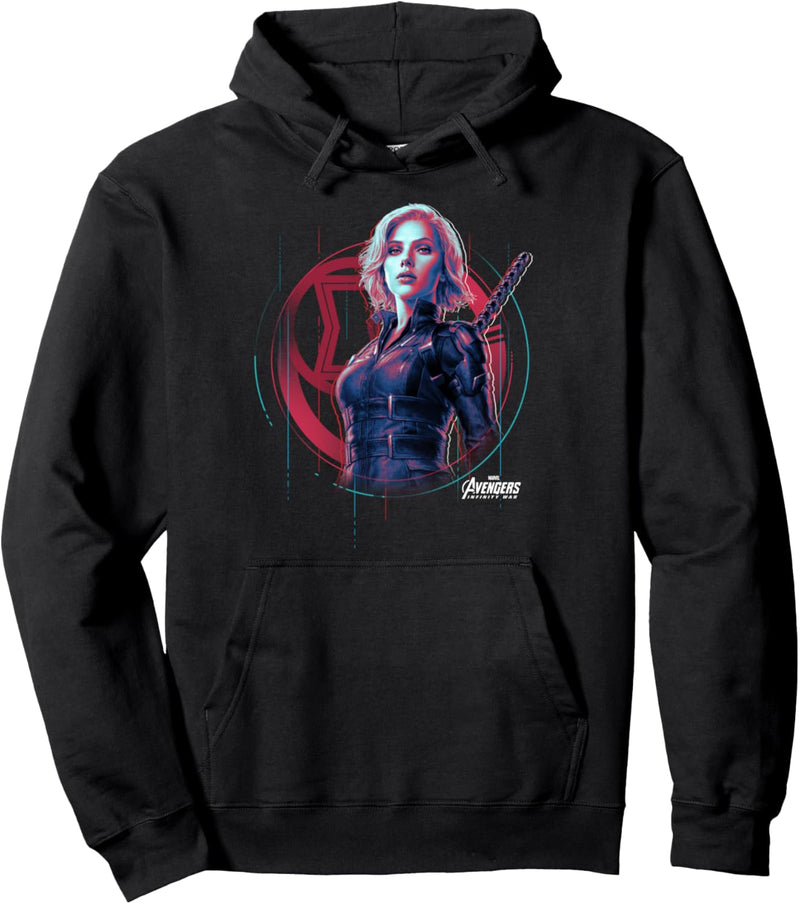 Marvel Infinity War Black Widow Icon Tech Pullover Hoodie