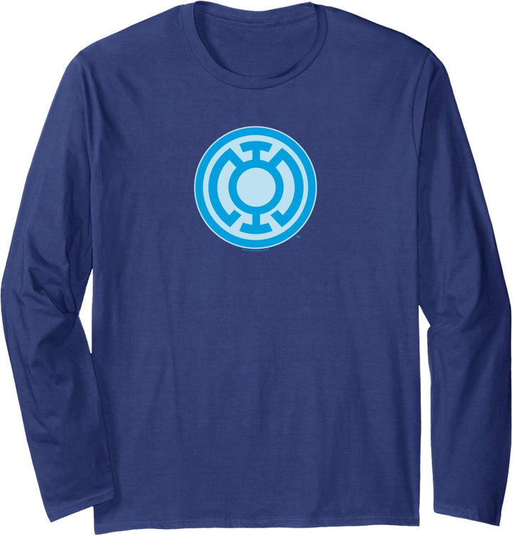 Green Lantern Blue Symbol Langarmshirt