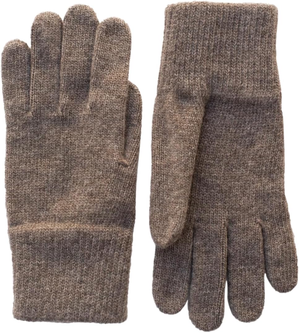 FosterNatur, Merino Damen Wollhandschuhe/Fingerhandschuhe, 100% Wolle Merino extrafein 8 Elk, 8 Elk