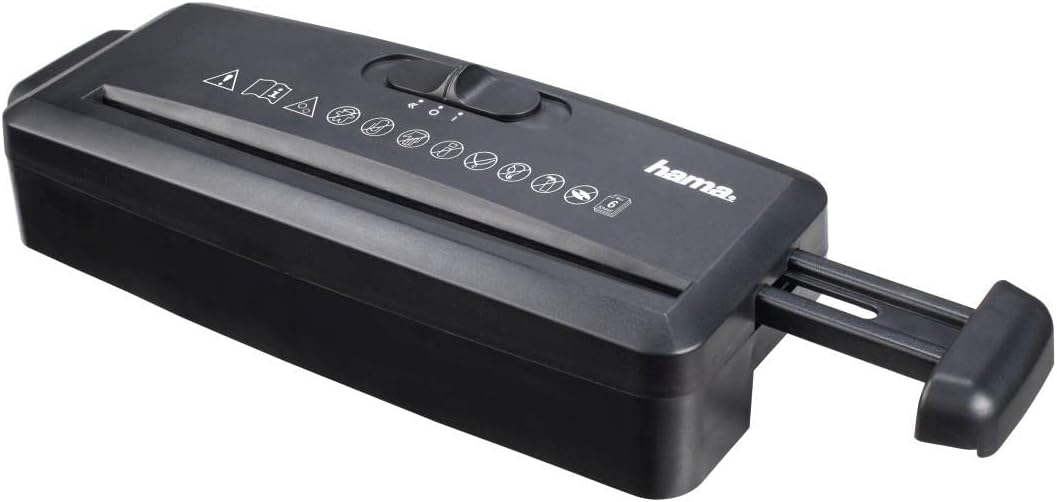 Hama Niszczarka Mini N6 P-1 - Schwarz - Automatisch - Taglio a frammento - Papierzerkleinerer