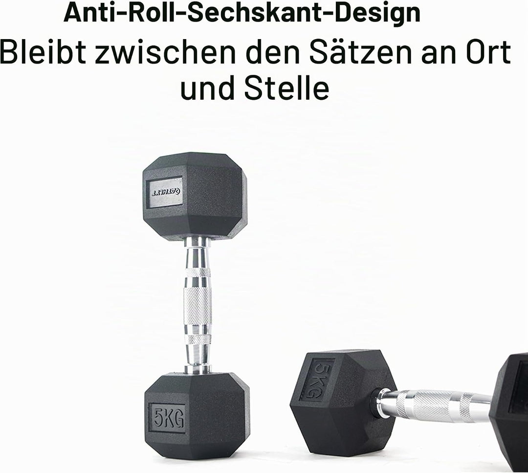Athlyt - Hex Dumbbell 5 Kilogramm, 5 Kilogramm