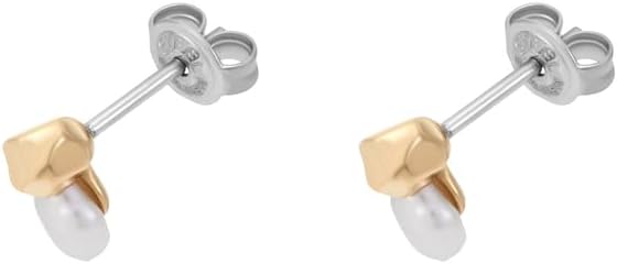 Skagen Damen Gold Ton Edelstahl oder Halbedel mit Post-Verschluss Ohrringe Bananen-Gold, Bananen-Gol