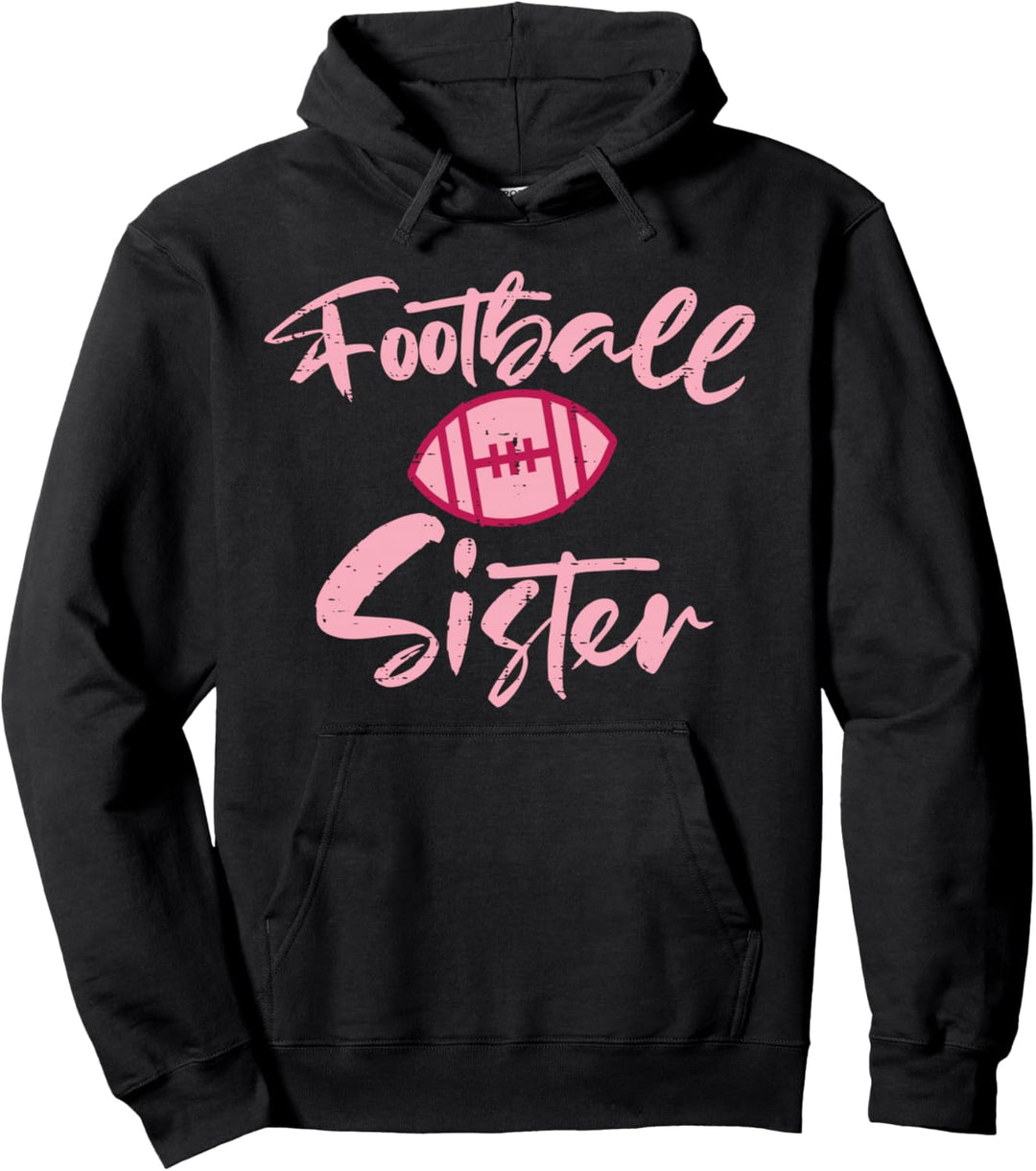 American Football Schwester Familie Passende Sis Girls Frauen Pullover Hoodie