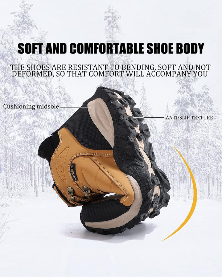ARRIGO BELLO Winterschuhe Herren Winterstiefel Wanderstiefel Trekking Stiefel Gefüttert Warm Rutschf