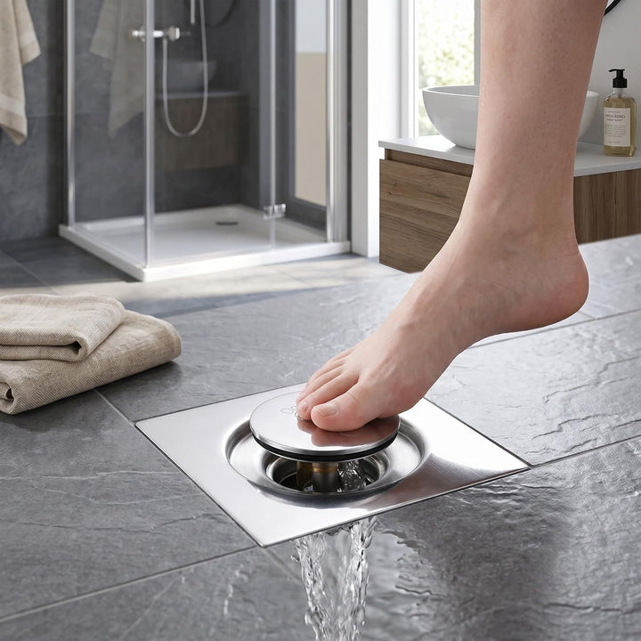 Bodenablauf Edelstahl Duschablauf Shower Drain Sieb Protector für Badezimmer Waschküche Küche Zubehö