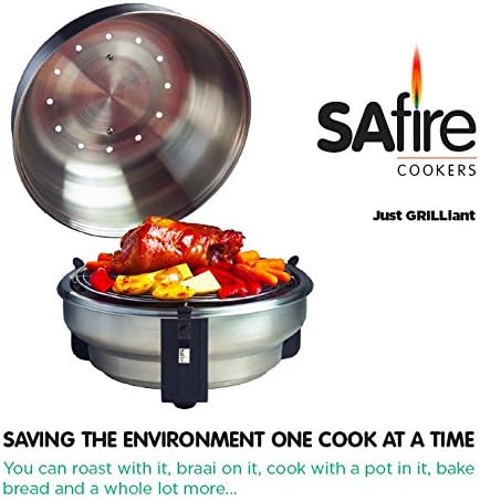 Safire Grill Roaster Edelstahl