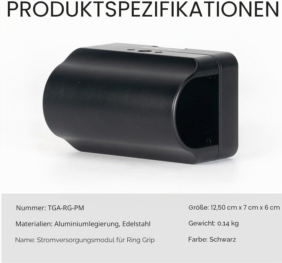 Tilta Netzteilmodul für Ringgriff Compatible with DJI RS 2,RS 3,RS 3 PRO TGA-RG-PM Stromversorgungsm
