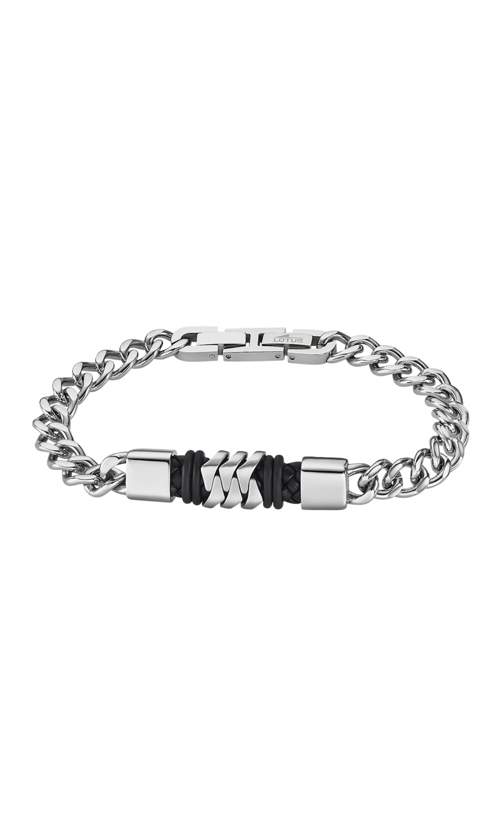 LOTUS STYLE Herren Armband LS2104-2/2 Men Basic Edelstahl 316l 210.00 mm, Einheitsgrösse, Edelstahl,