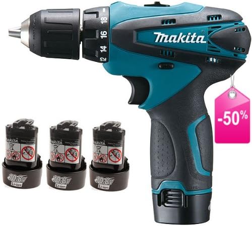 Makita DF330DWE Akku-Bohrschrauber 10,8V, 1,3AH