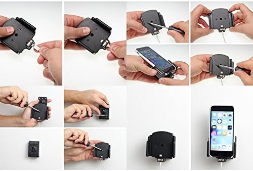 Brodit 514795 Gerätehalter für Apple iPhone 6S/ iPhone 7 (USB-auf Lightning-Adapterkabel) Single, Si