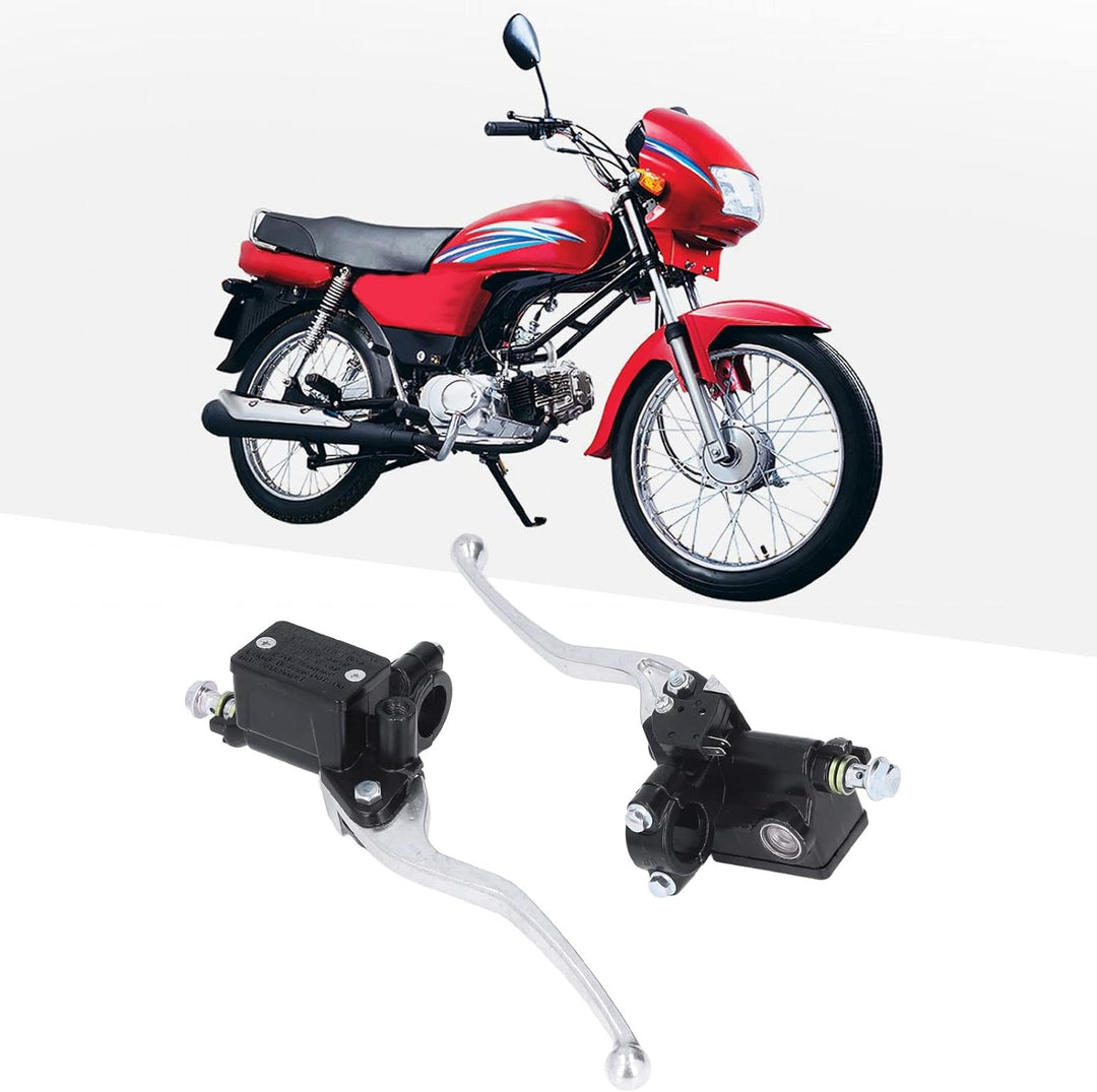 Brake Clutch Master, universelle rostfreie linke und rechte Bremskupplungspumpenhebel, 2 Stück, vers