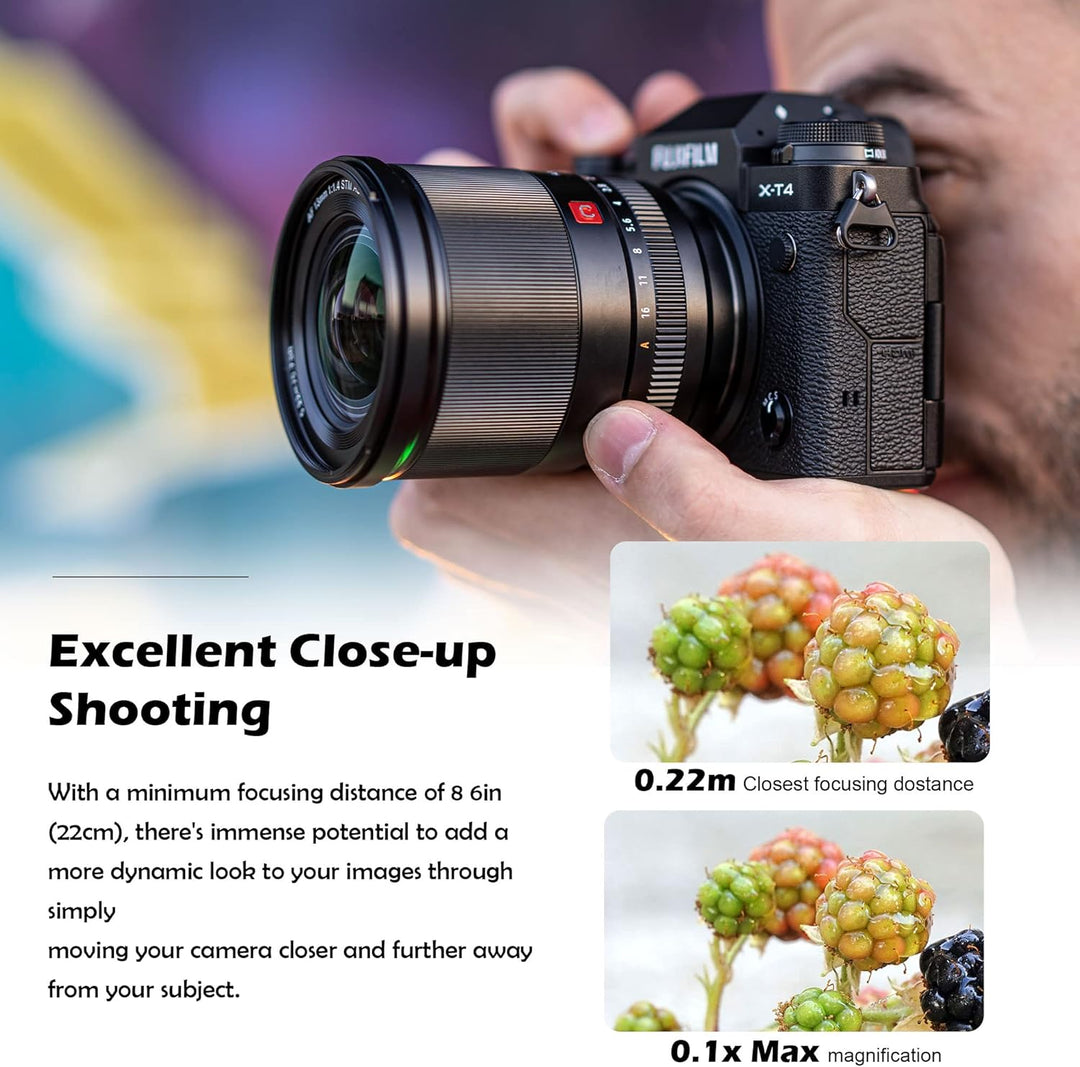 VILTROX 13mm f/1.4 F1.4 E Mount Objektiv, Ultraweitwinkel APS-C AF Prime Objektiv für Sony E-Mount s