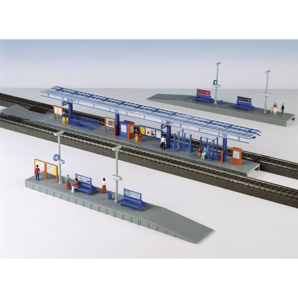 Kibri H0 Modellbahn Bahnsteig Bahnsteig Sulzburg C-Gleis für Erwachsene