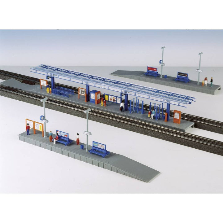 Kibri H0 Modellbahn Bahnsteig Bahnsteig Sulzburg C-Gleis für Erwachsene