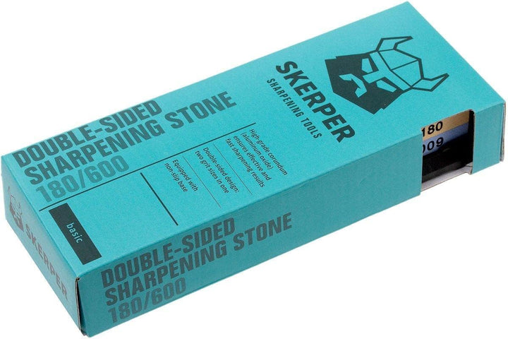 Skerper Basic SH001 Kombi-Wasserstein Körnung 180/600, um Stumpfe Messer wieder zu Formen und Scharf