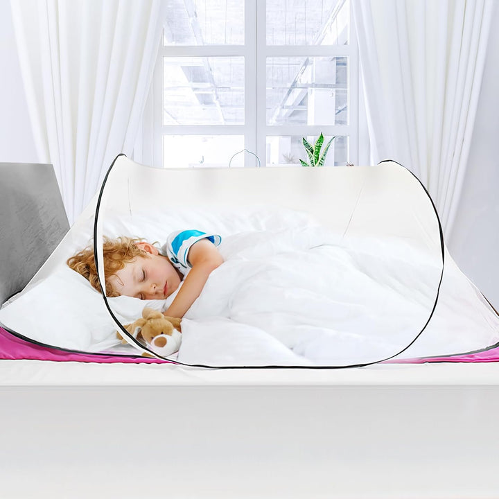HENGBIRD Moskitonetz Reise, 200 x 80 x 56 cm Pop Up Moskitonetz Bett, Pop-Up Fliegennetzzelt Faltbar