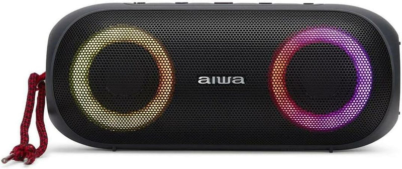 Aiwa BST-650 TWS Bluetooth Lautsprecher kompakt, langlebig und leistungsstark mit Hyper BASS Technol