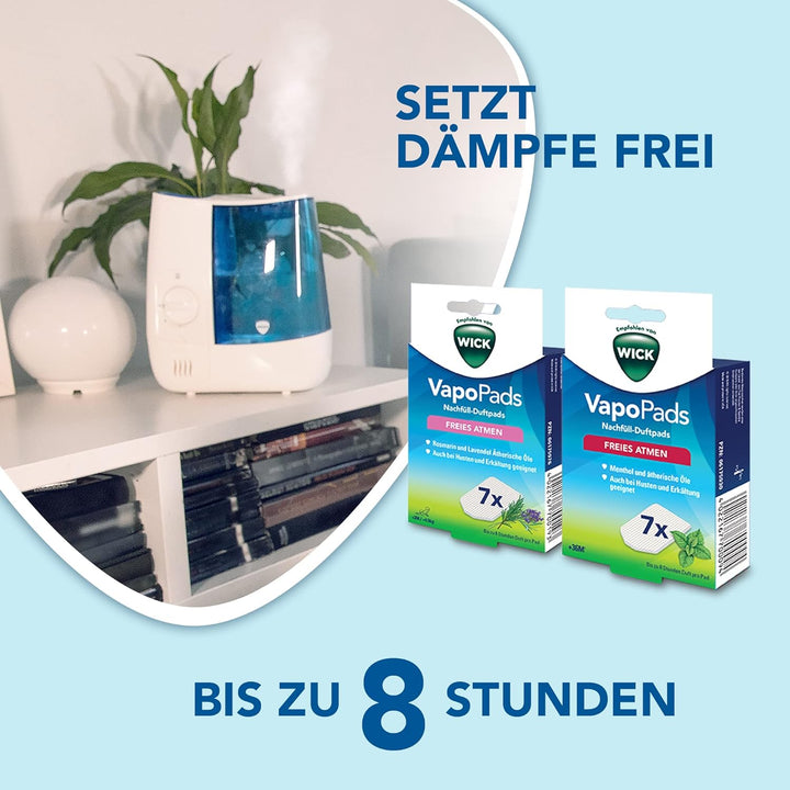 Wick Warmluft-Luftbefeuchter – 3,8-l-Wassertank – Angenehmerer Schlaf und leichteres Atmen – Bis zu