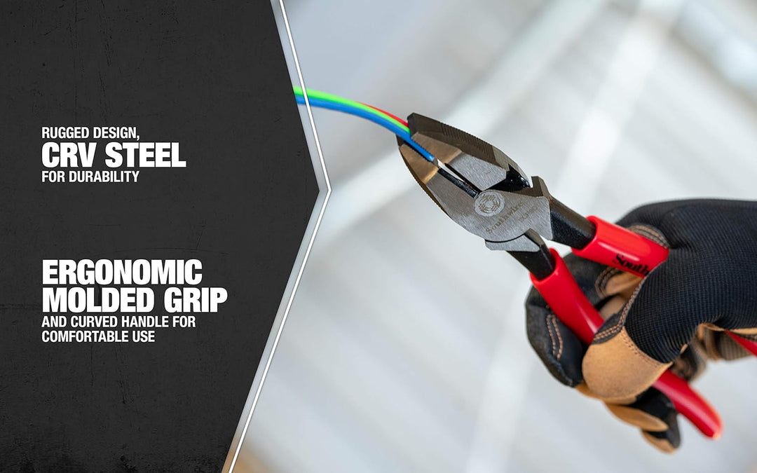 Southwire Tools & Equipment SCP9D Seitenschneider, 22,9 cm, SCP9D getauchter Griff, getauchter Griff