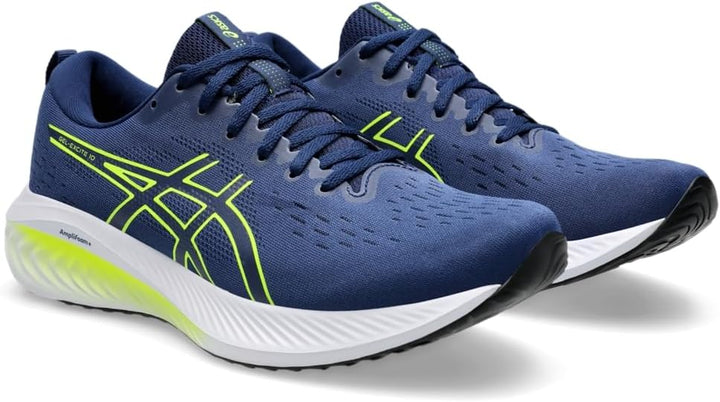 ASICS Herren Gel-Excite 10Sneaker 40 EU Blue Expanse Safety Yellow, 40 EU Blue Expanse Safety Yellow