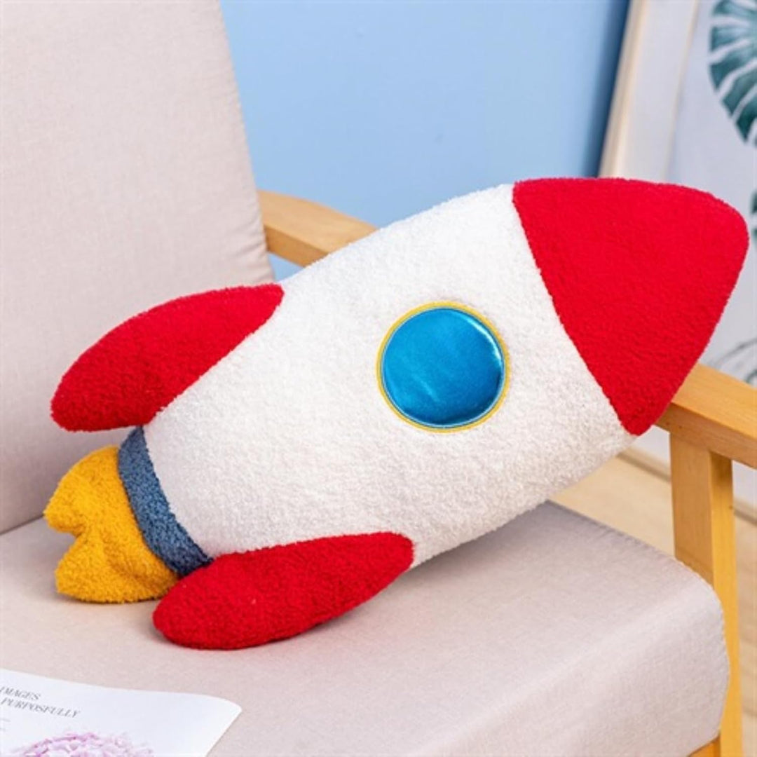 champracer Rakete Plüschtiere 58 cm Kawaii Kuscheltier Flugzeug Plüschtier für Jungen Mädchen Kleink