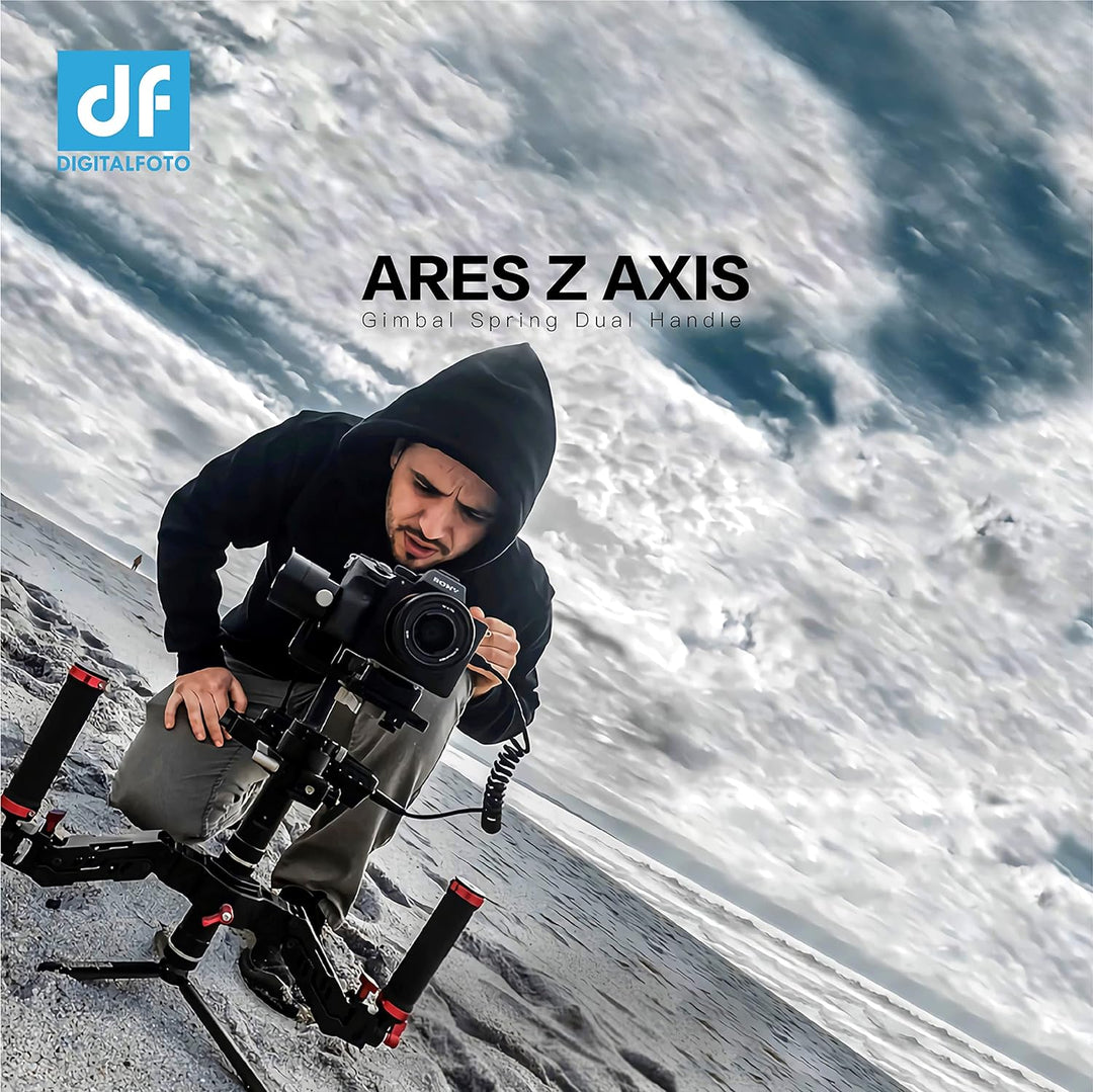 DF DIGITALFOTO Ares Z Achsen Federung Dual Griff Flexible Dämpfung Abnehmbare Dual Grip Gimbal Griff