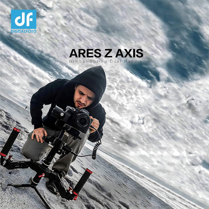 DF DIGITALFOTO Ares Z Achsen Federung Dual Griff Flexible Dämpfung Abnehmbare Dual Grip Gimbal Griff