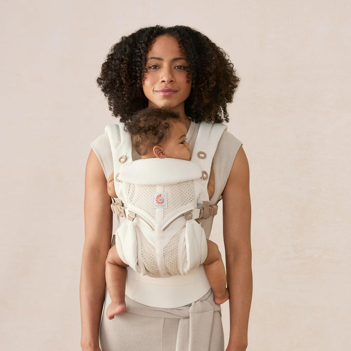 Ergobaby Babytrage für Neugeborene ab Geburt, Baby Tragesystem Omni Classic Mesh, Baby-Tragetasche B