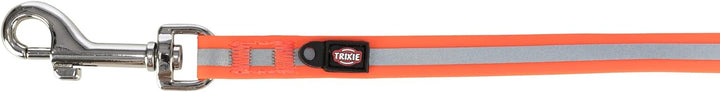 TRIXIE Schleppleine M–XL, 10 m 17 mm in orange - refelktierende Hundeleine für Outdooraktivitäten -