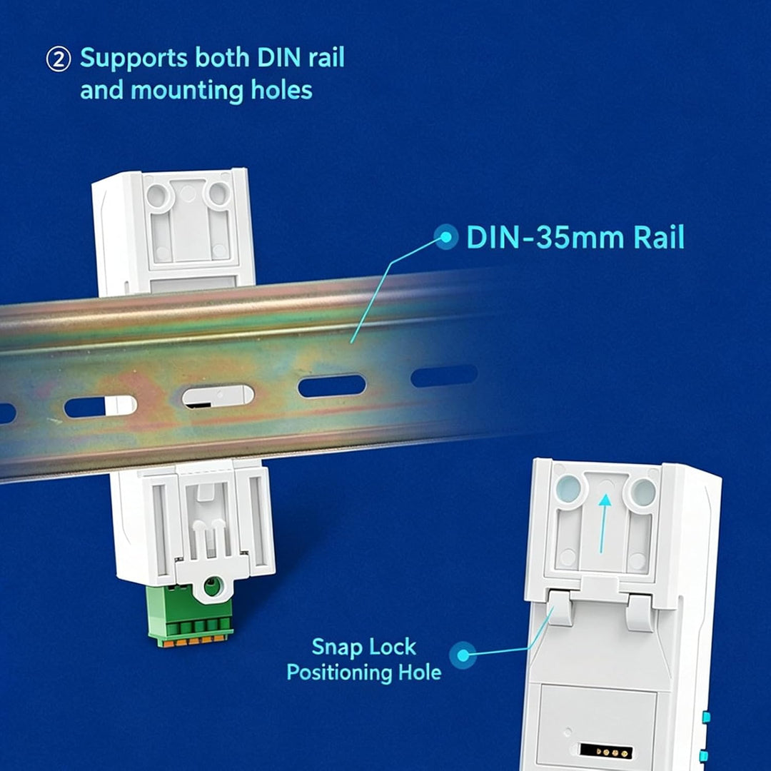 DIN-Schiene RS485 zu Ethernet Konverter: Modbus RTU-TCP Gateway RS485 zu Ethernet RS232, Konverter s