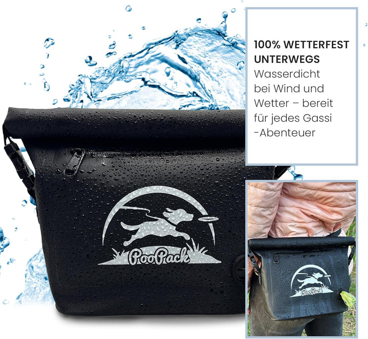 Taleas Leckerlitasche für Hunde – Wasserfeste Gassi Tasche mit geruchsdichtem Kotbeutel-Fach – Hunde
