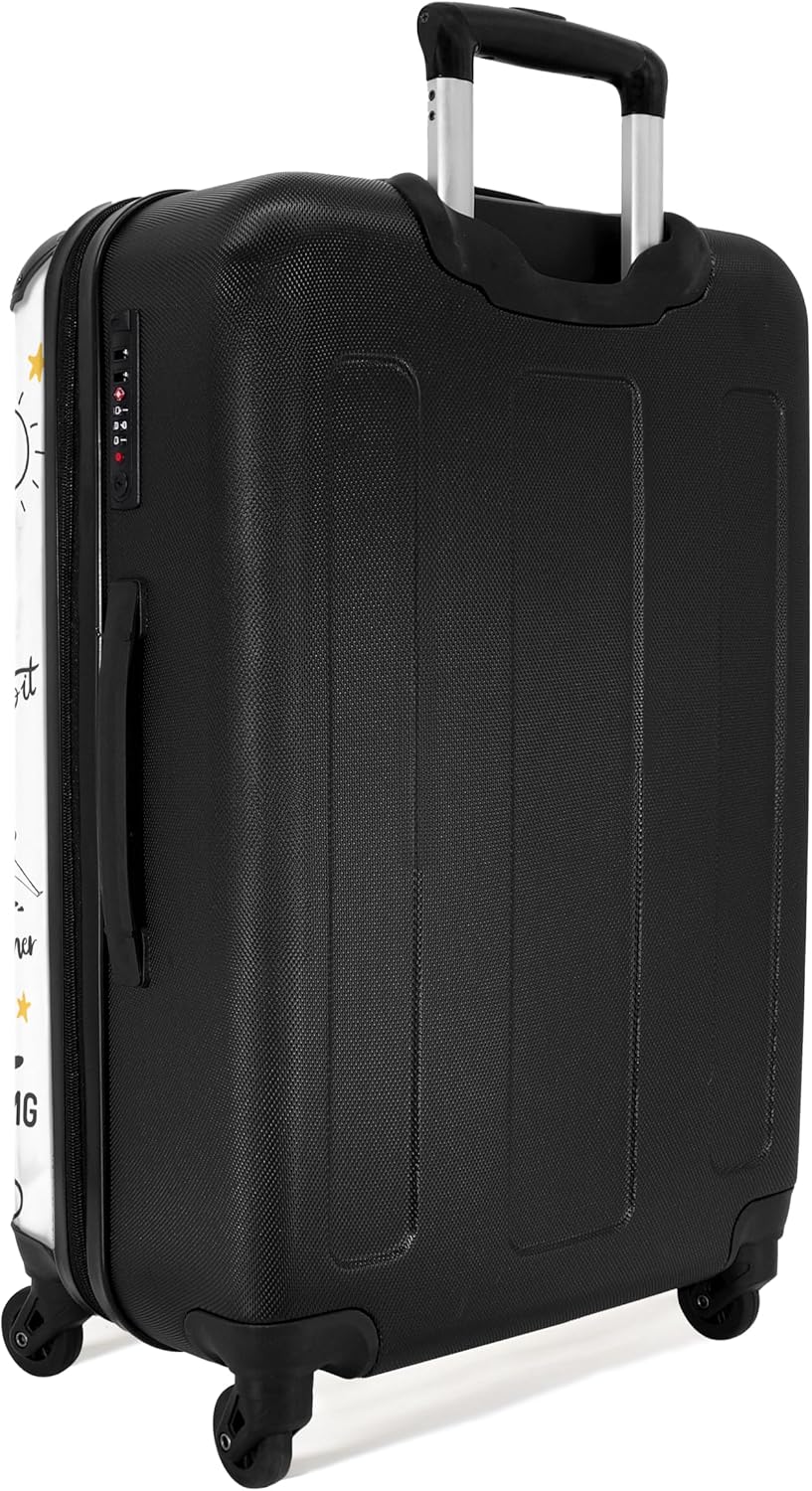 NoBoringSuitcases.com® Handgepäck, Hartschalenkoffer mit TSA Schloss, Trolley, Reisekoffer, Carry on