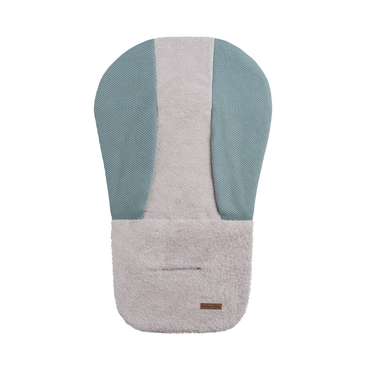 BO BABY'S ONLY - Multicomforter aus Baumwolle - 68x40 cm - für Jungen und Mädchen - Silbergrau Stone