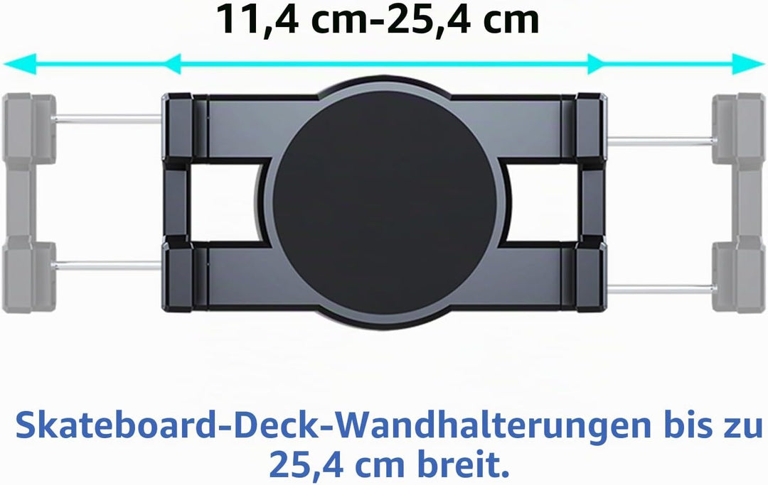 Skateboard-Wandhalterung, 360° drehbare Skateboard-Wandhalterung, schwimmender Display-Aufhänger, ge