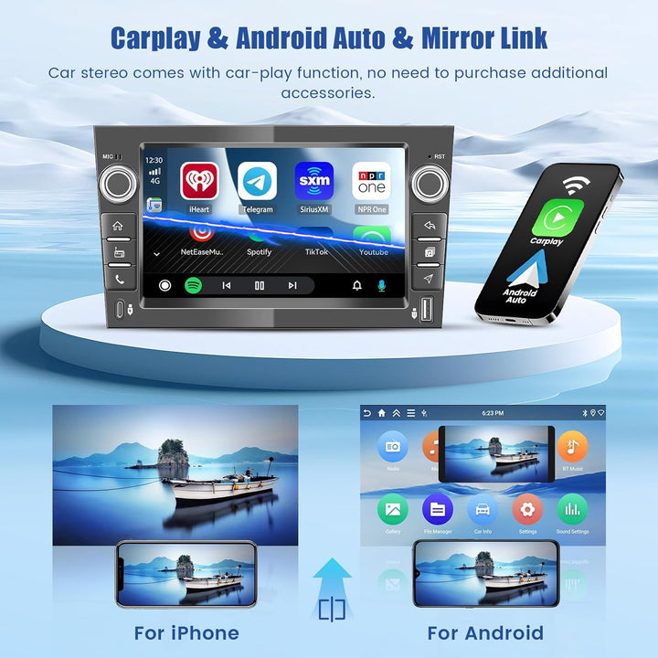 [4G+64G] Inefala Android 15 Autoradio für Opel Astra Antara Vectra Corsa Vivaro mit Wireless Carplay