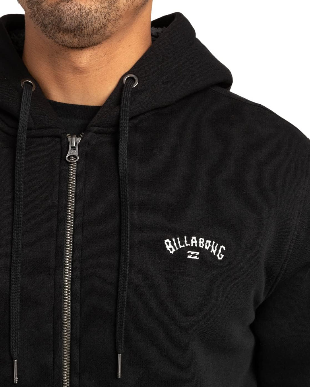 Billabong Herren Arch Sherpa Sweatshirt (1er Pack) M Schwarz, M Schwarz