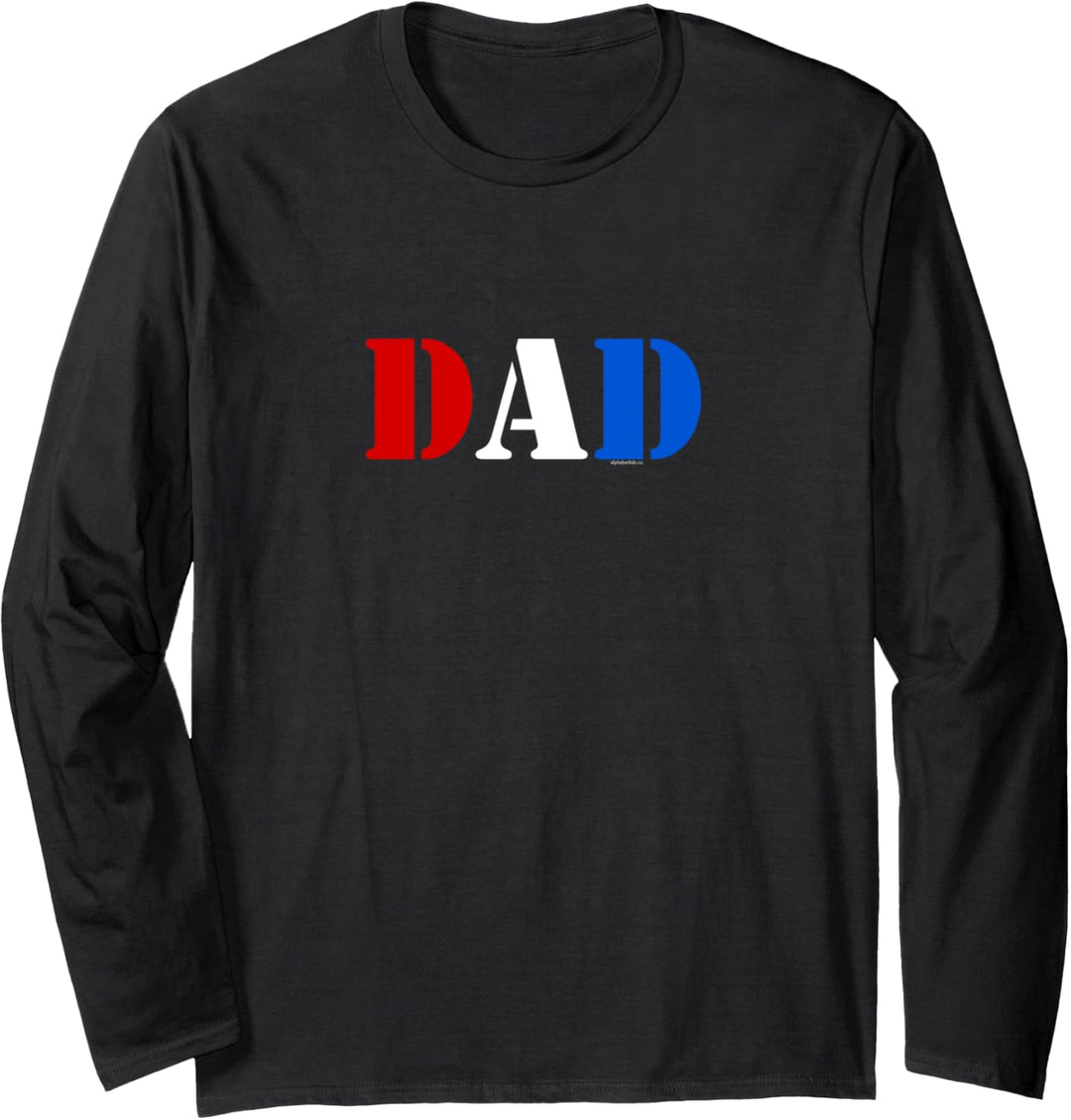 Dad Gifts for Dad | Dad | Gift Fathers Day Patriotic Red Langarmshirt