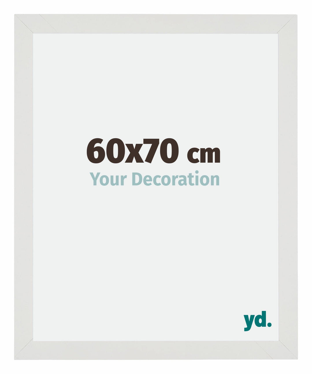 yd. Your Decoration - Bilderrahmen 60x70 cm - Bilderrahmen aus MDF mit Acrylglas - Antireflex - Ausg