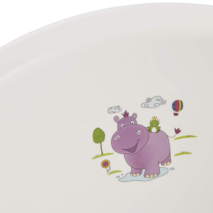 keeeper Hippo Ergonomische Babywanne, Ab 0 bis ca. 12 Monate, 100 cm, Wiktoria, Weiss 100 cm Weiss m