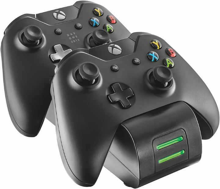 Trust Gaming GXT 247 Xbox One Controller Ladestation inkl. Akku (2-Fach) schwarz Xbox One mit auflad