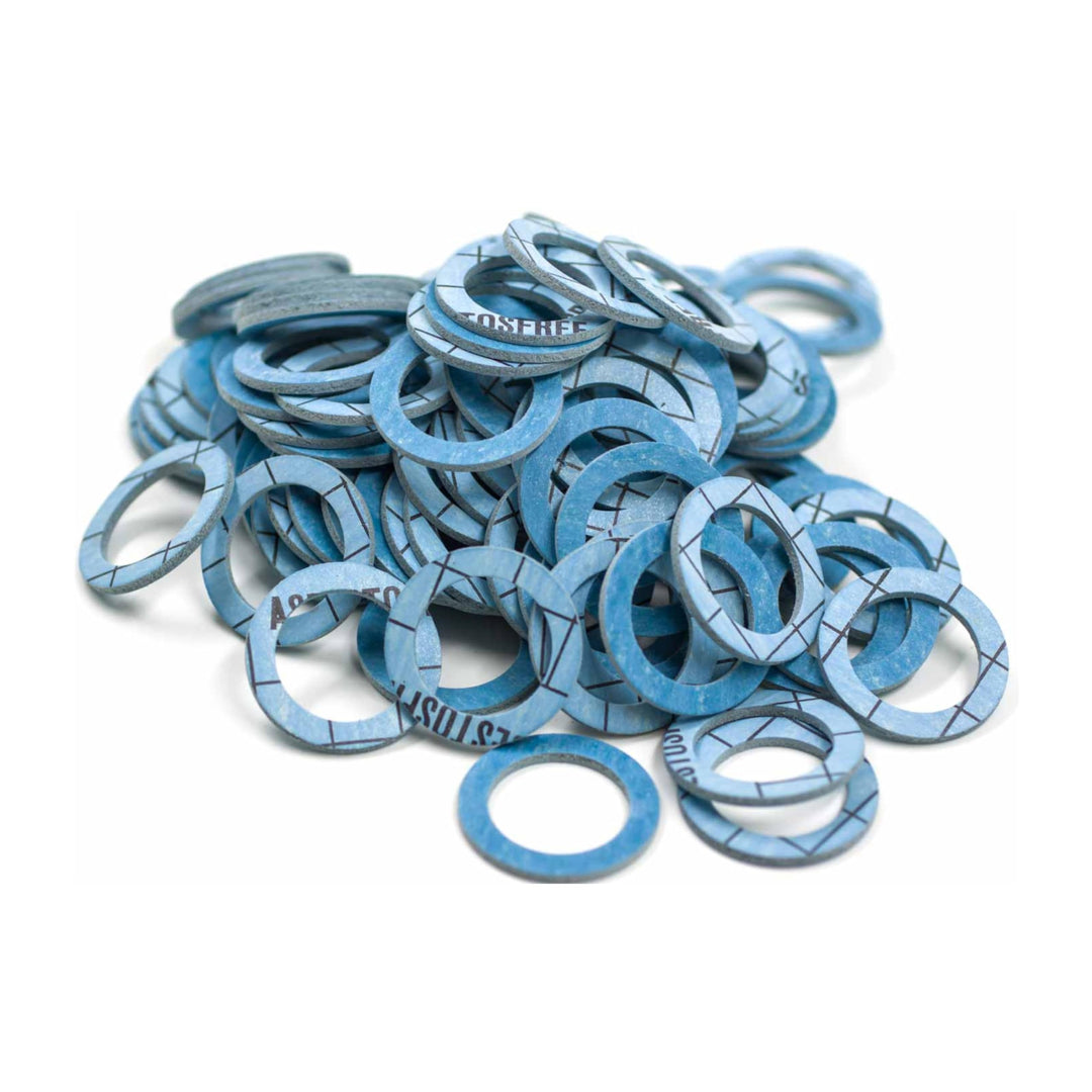 KINETICS LINE Flachdichtung 1 Zoll Spezial (30 x 21 x 2 mm) 100 Stück Dichtungen für Gasanlagen, Kli